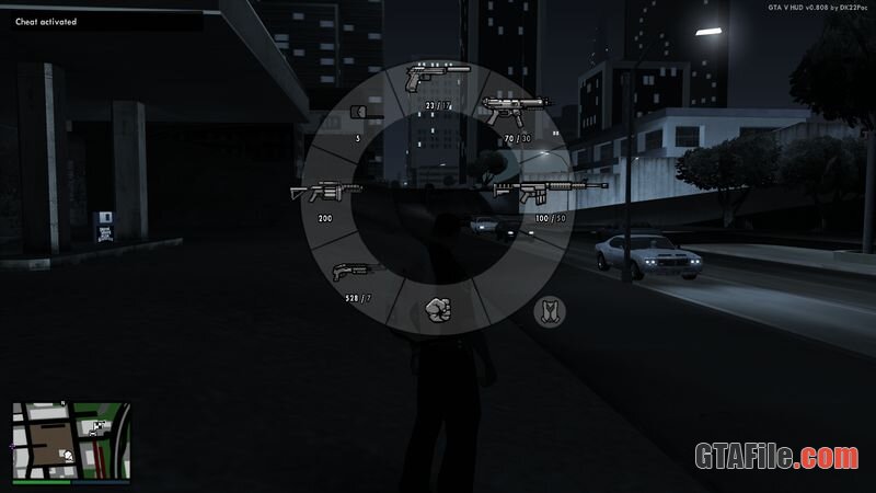 GTA 5 HUD mod for GTA: San Andreas