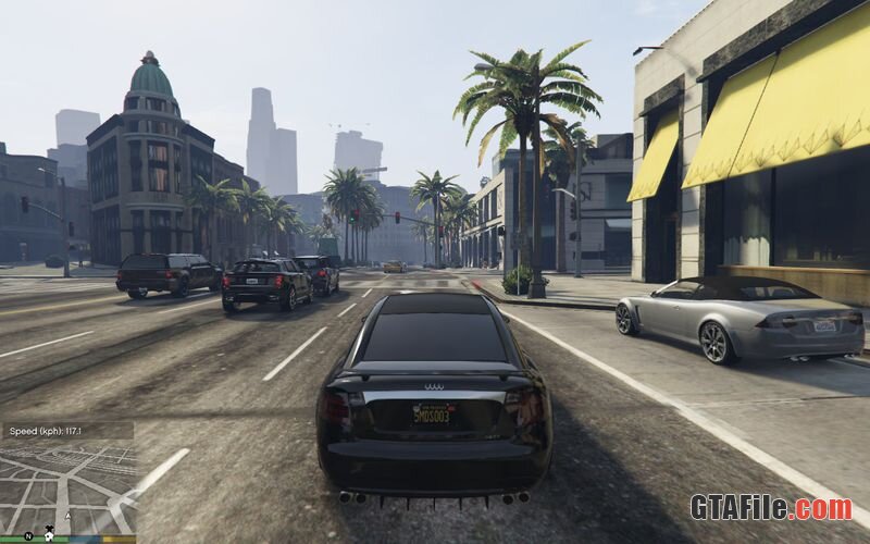 Mod for a simple speedometer for GTA 5